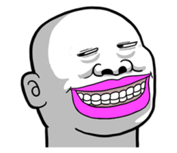 Human skin head 4 (For overseas) sticker #10593189