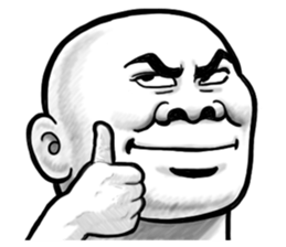 Human skin head 4 (For overseas) sticker #10593191