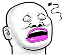 Human skin head 4 (For overseas) sticker #10593195