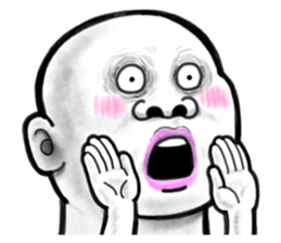 Human skin head 4 (For overseas) sticker #10593196