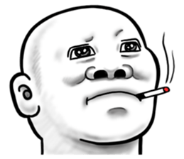 Human skin head 4 (For overseas) sticker #10593201