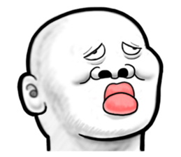 Human skin head 4 (For overseas) sticker #10593208