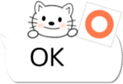 Message Cute Cat sticker #10593697