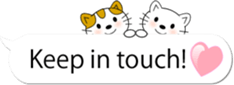 Message Cute Cat sticker #10593700