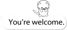 Message Cute Cat sticker #10593702