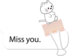 Message Cute Cat sticker #10593713