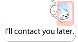 Message Cute Cat sticker #10593715