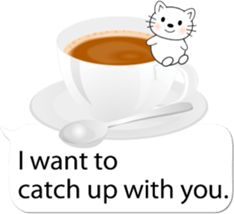 Message Cute Cat sticker #10593721