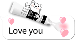 Message Cute Cat sticker #10593725