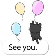 Message Cute Cat sticker #10593726