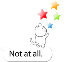 Message Cute Cat sticker #10593732