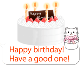 Message Cute Cat sticker #10593733