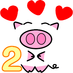 顔文字でブタさん2 Lineクリエイターズスタンプ Stamplist 顔文字でブタさん2 Lineクリエイターズスタンプ Stamplist