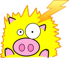 Pig of emoticons2 sticker #10593847