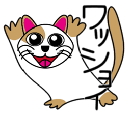 Cat of cloth sticker #10595272