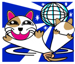 Cat of cloth sticker #10595281