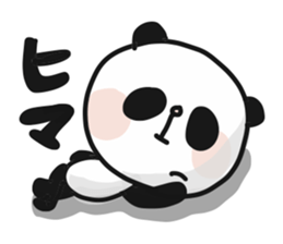 Two characters Panda 3 sticker #10595497