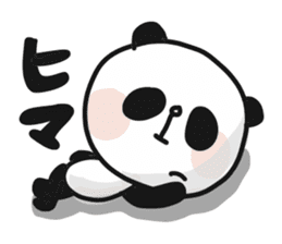 Two characters Panda 3 sticker #10595497