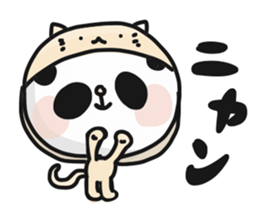 Two characters Panda 3 sticker #10595498