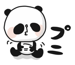 Two characters Panda 3 sticker #10595500