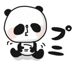 Two characters Panda 3 sticker #10595500