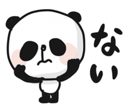 Two characters Panda 3 sticker #10595502