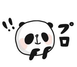 Two characters Panda 3 sticker #10595504