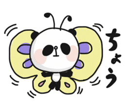 Two characters Panda 3 sticker #10595508
