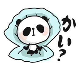 Two characters Panda 3 sticker #10595513