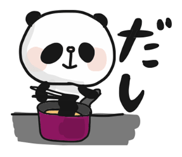 Two characters Panda 3 sticker #10595515