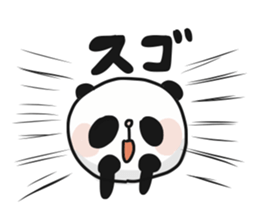 Two characters Panda 3 sticker #10595516