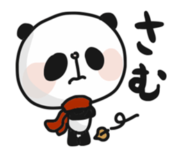 Two characters Panda 3 sticker #10595517