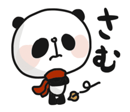 Two characters Panda 3 sticker #10595517