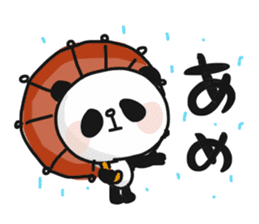 Two characters Panda 3 sticker #10595529