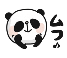 Two characters Panda 3 sticker #10595534