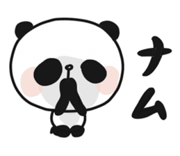 Two characters Panda 3 sticker #10595535