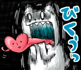 High tension bear!! sticker #10595858