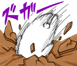 High tension bear!! sticker #10595861