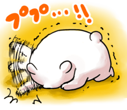 High tension bear!! sticker #10595862