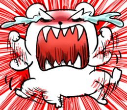 High tension bear!! sticker #10595867