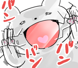 High tension bear!! sticker #10595873