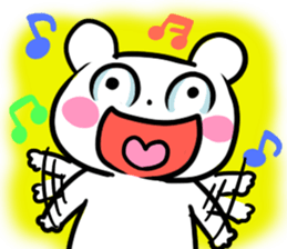 High tension bear!! sticker #10595876