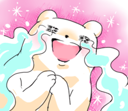 High tension bear!! sticker #10595879