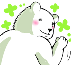 High tension bear!! sticker #10595881