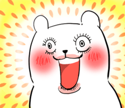 High tension bear!! sticker #10595892