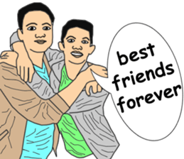 Dadao & Old Friends (english ver.) sticker #10595942