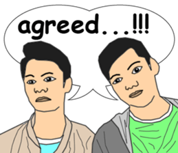 Dadao & Old Friends (english ver.) sticker #10595943