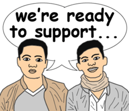 Dadao & Old Friends (english ver.) sticker #10595944