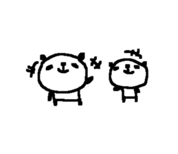 Many Many panda stickers3! sticker #10596274