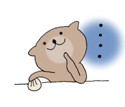 It is a sea otter. sticker #10596537
